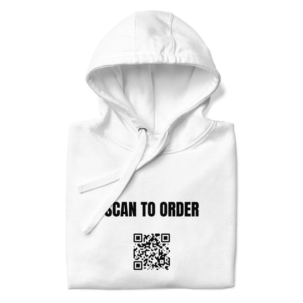 Scannable Promo Hoodie - Scan To Order